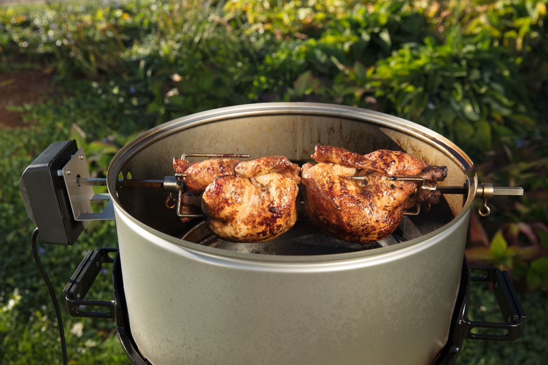 Häussler Ambientelicht/Pelletgrill mit Grillaufsatz und Deckel 