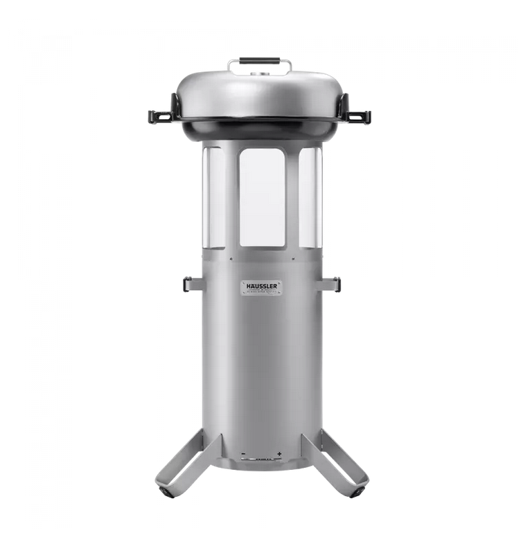Häussler Ambientelicht/Pelletgrill mit Grillaufsatz und Deckel 