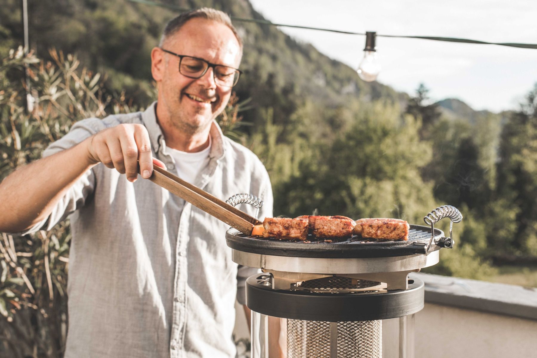 FAIA Terrassenofen Grillplatte