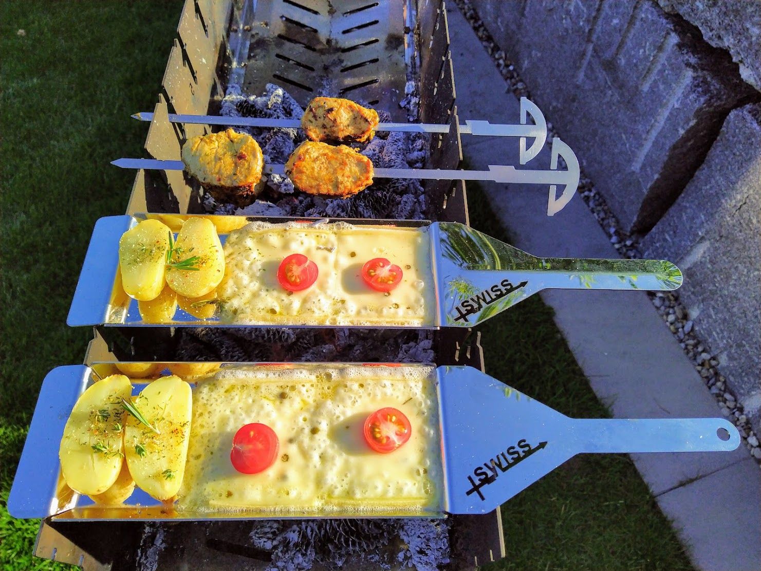 SWISS Spiessligrill Raclettepfännchen