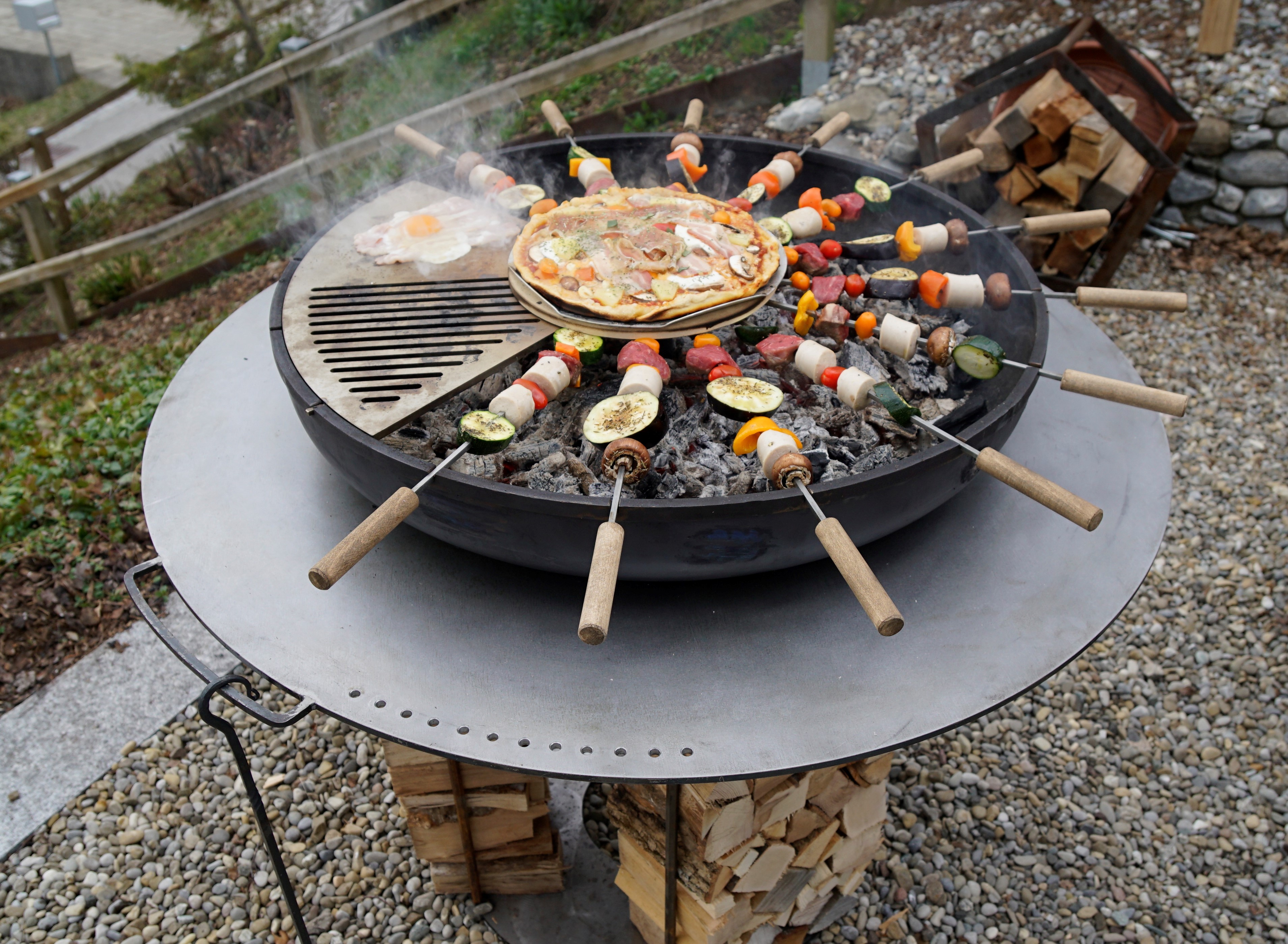 ATONS Stahlgrill Spiessli (Edelstahl)
