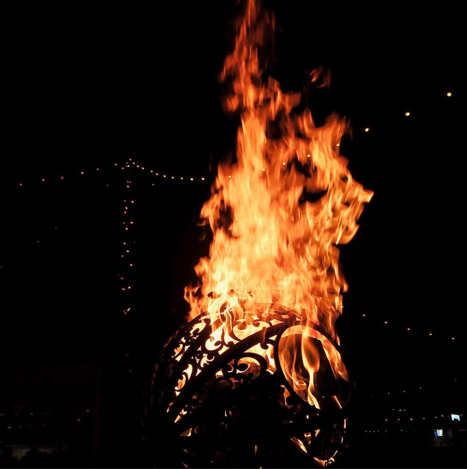 Raumformer Feuerkugel