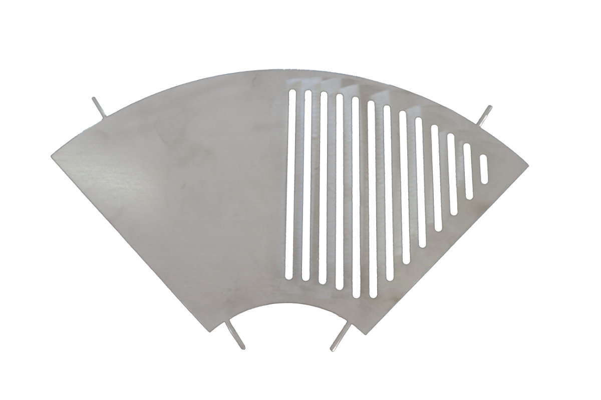 ATONS Stahlgrill Kombi-Rost/-Platte (Edelstahl)