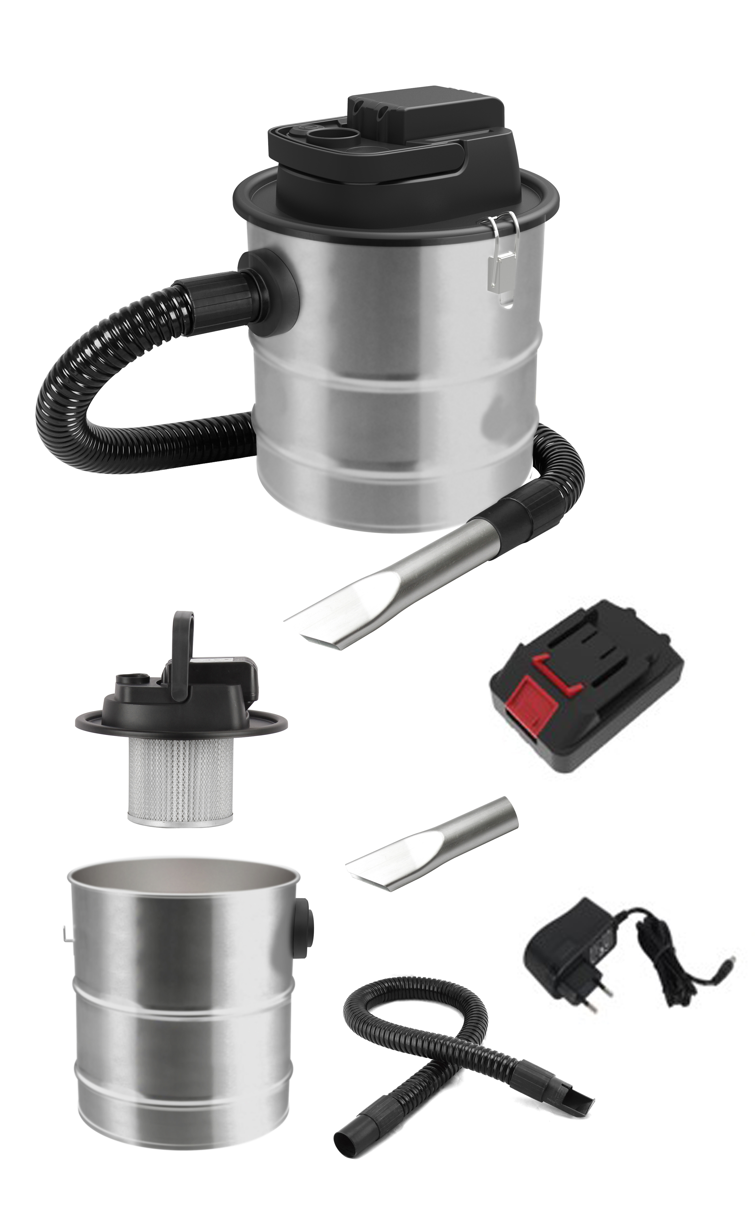Aschesauger Akkubetrieb (18V)