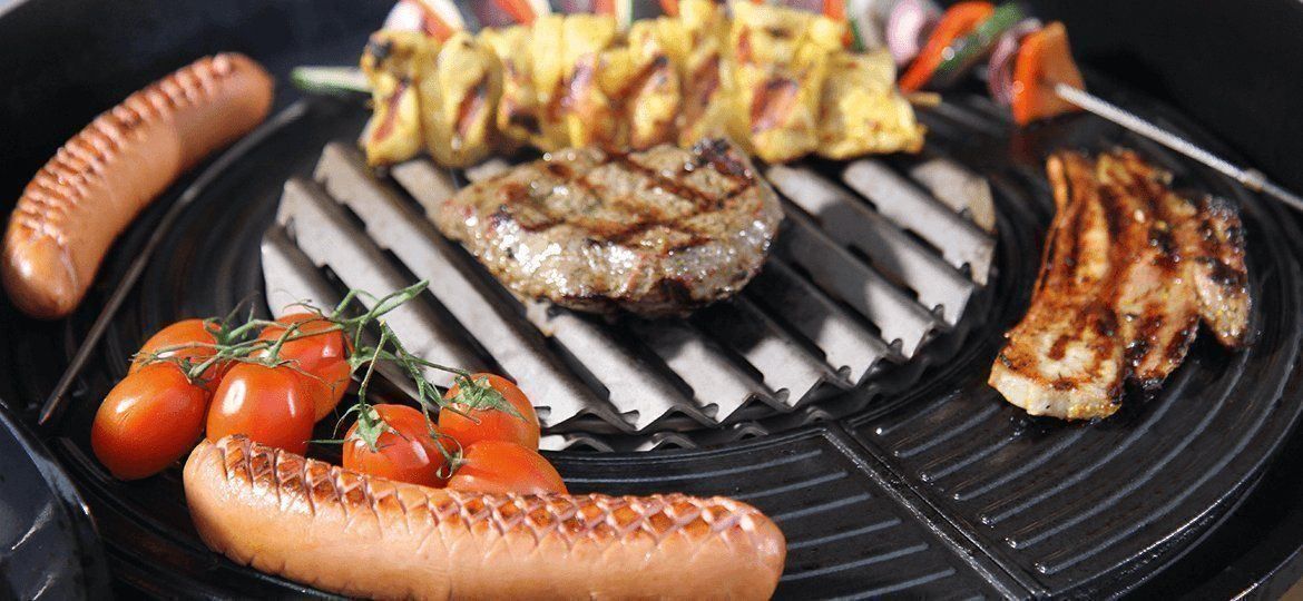 Häussler Ambientelicht/Pelletgrill mit Grillaufsatz und Deckel 