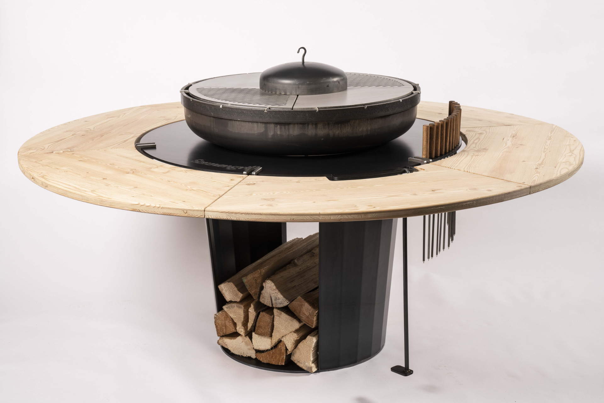 ATONS Stahlgrill Tischelement
